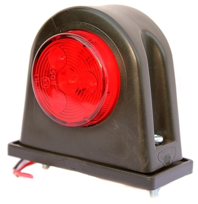 Указатель габаритов Е-102 LED диодный (красно-белый) 24В