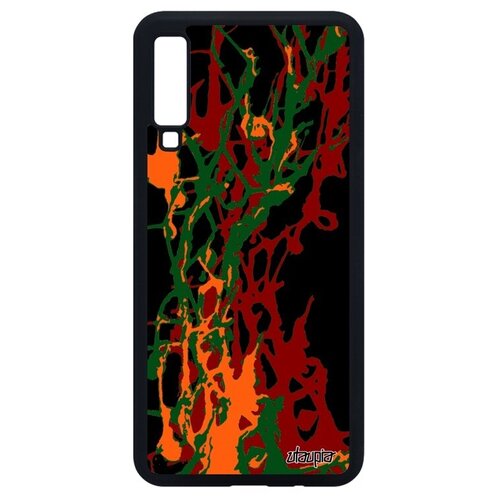 фото Чехол на телефон // galaxy a7 2018 // "огонь" узор абстрактный, utaupia, цветной