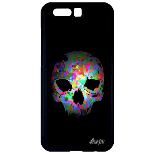 фото Дизайнерский чехол на смартфон // honor 9 // "череп" мертвец skull, utaupia, черный