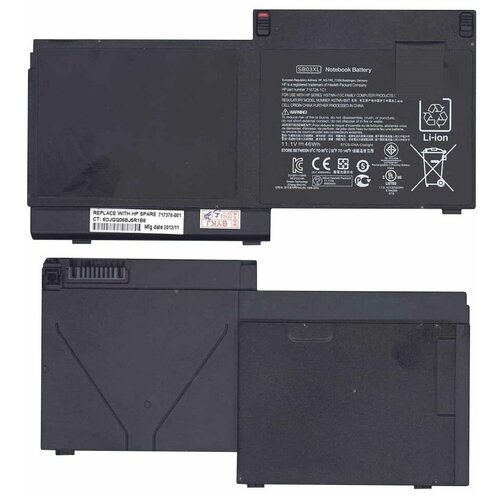 Аккумуляторная батарея для ноутбука HP EliteBook 720 G1 (SB03XL) 11.1V 46Wh new sb03 sb03xl laptop battery for hp elitebook 720 725 820 825 g1 g2 series sb03046xl hstnn l13c hstnn ib4t hstnn lb4t