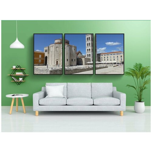 фото Набор модулных постеров для интерьера "задар, хорватия, далмация" 60x90 см. в тубусе, без рамки lotsprints