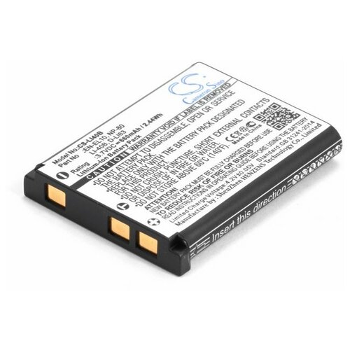 аккумуляторная батарея ibatt 660mah для benq e1280 ae220 e1460 e1260 ae200 e1420 ae250 e1430 gh220 для casio exilim ex n50 exilim ex h15 Аккумулятор для D-Li63, EN-EL10, Li-40B, Li-42B (660mAh)