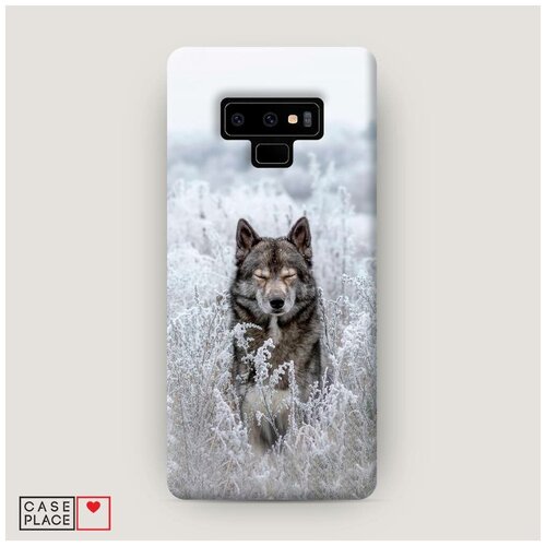 фото Чехол пластиковый samsung galaxy note 9 волк в поле case place