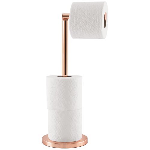 Держатель для рулонов туалетной бумаги Tatkraft Tess, напольный, розовое золото