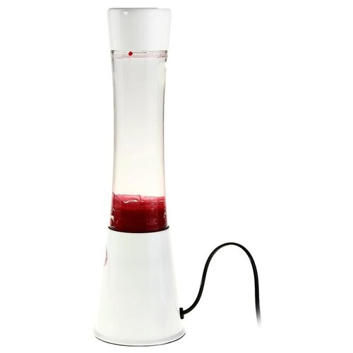 фото Светильник ночник лава "колонна" h=39 см, (220в) красный zabiaka