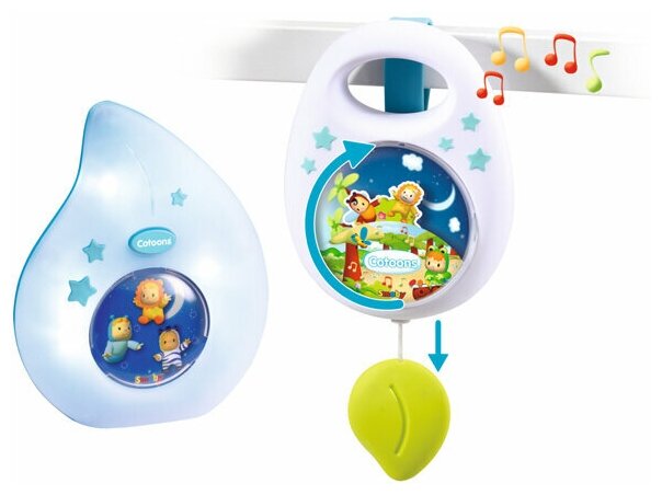 Музыкальная игрушка-подвеска Cotoons с ночником Smoby - фотография № 1
