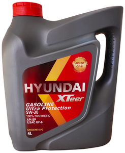 Моторное масло Hyundai XTeer Gasoline Ultra Protection 5w30 4л (1041002)