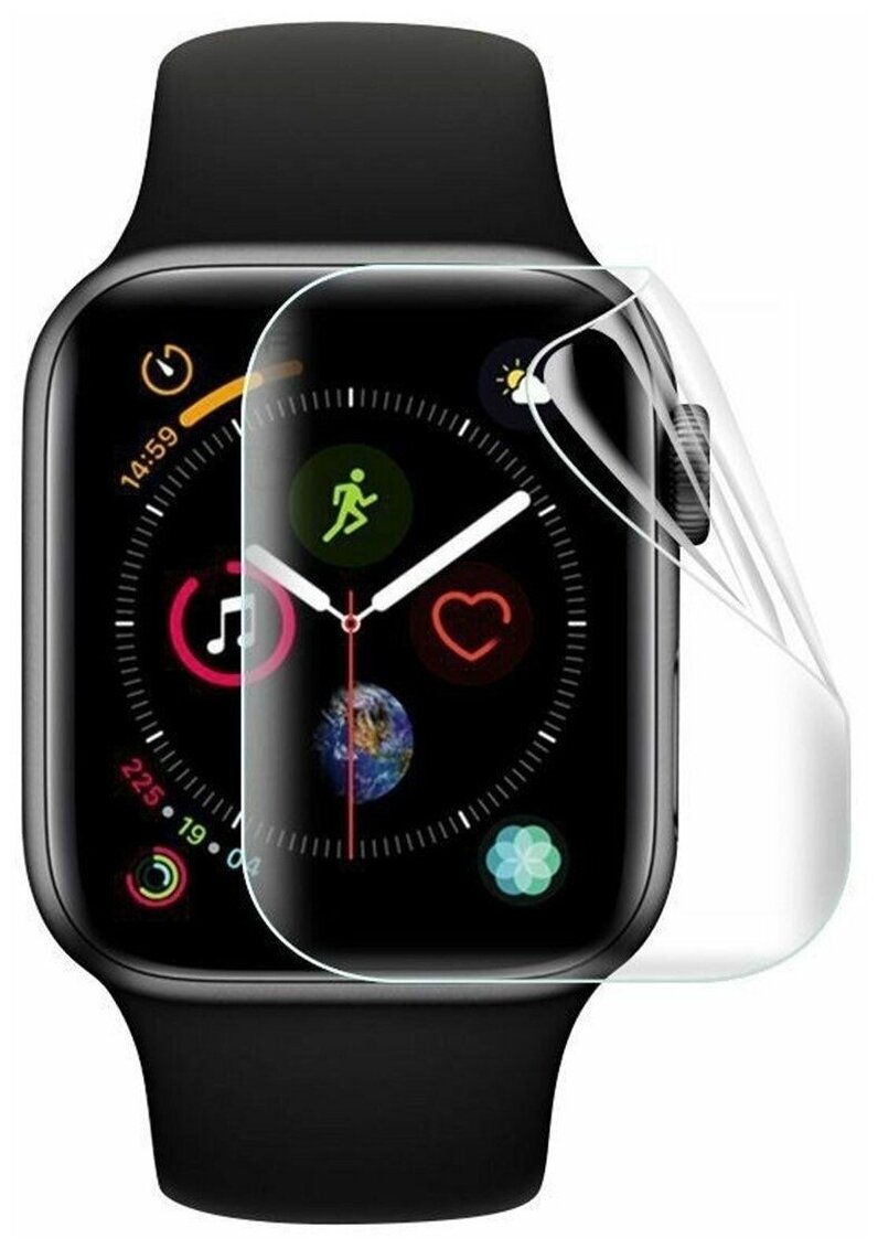Гидрогелевая защитная пленка для экрана смарт-часов Apple Watch 42 мм (2 шт.)