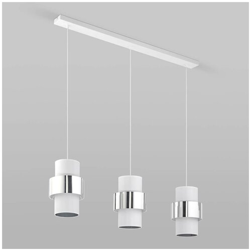 Подвесной светильник TK Lighting Calisto 850 Calisto, цвет белый / хром, 3 плафона, IP20