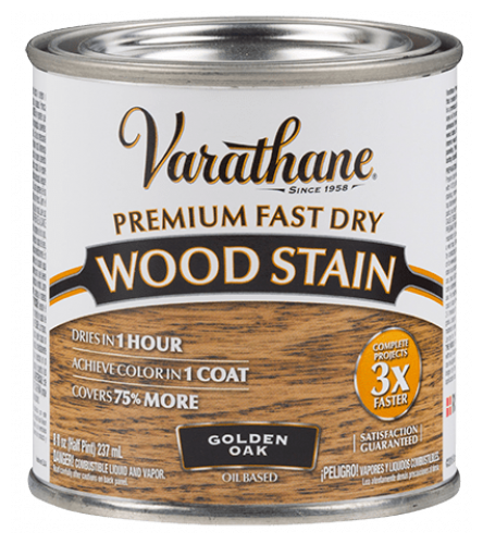 "Морилка - Масло Для Дерева Varathane Premium Fast Dry Wood Stain золотой дуб 0,236 л"