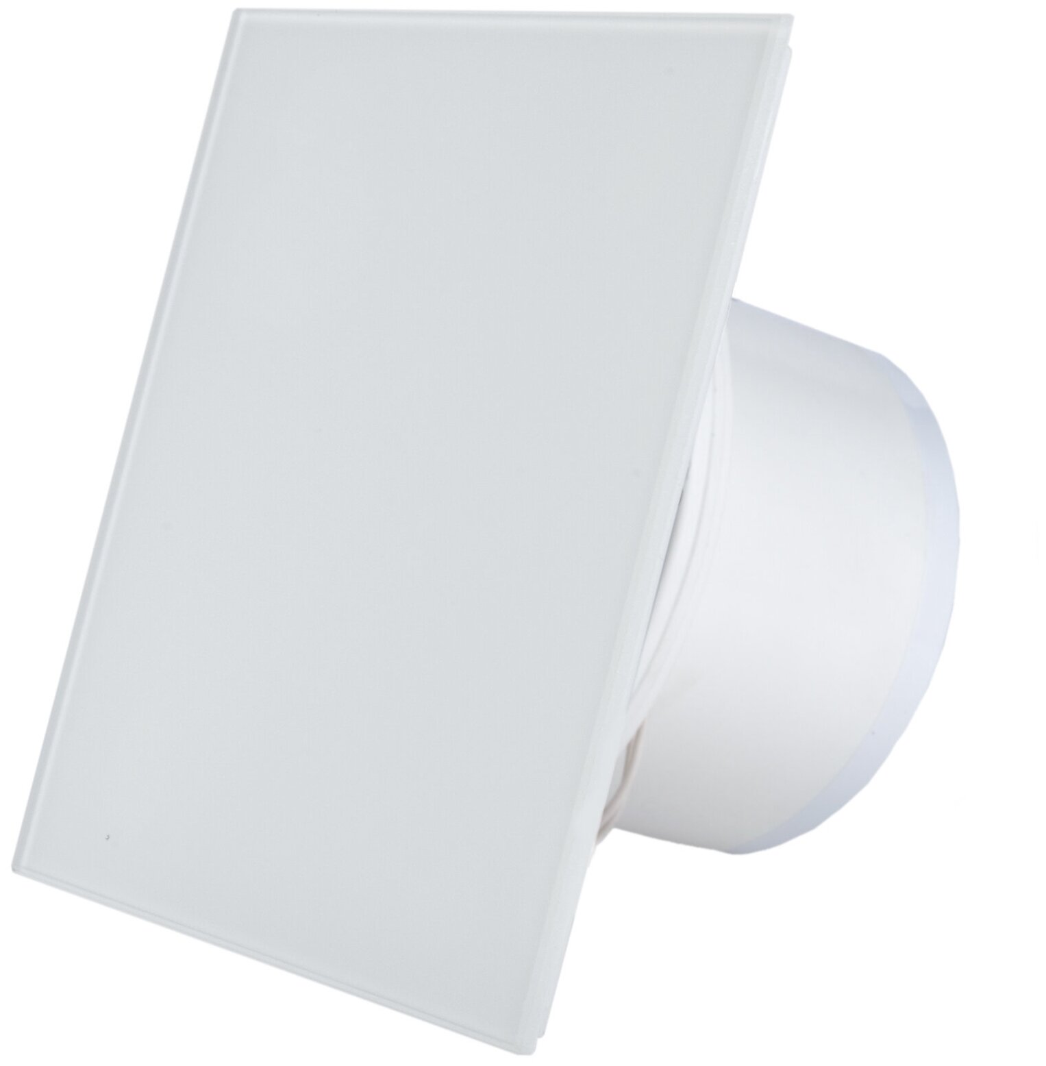 Вытяжной вентилятор для ванной Mmotors сверхмощный MMP 169 м3/ч стекло, белый матовый