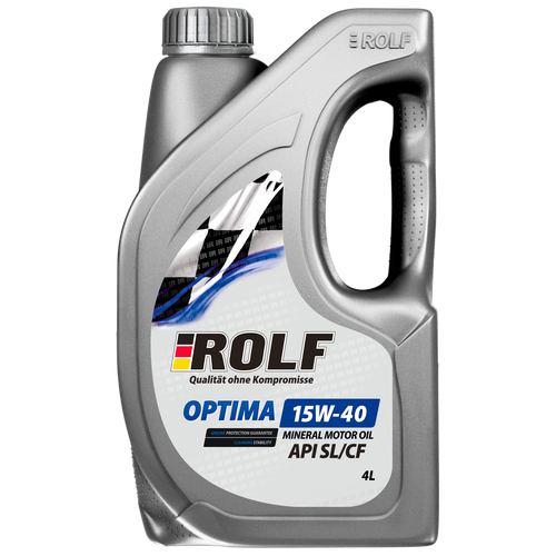 ROLF Optima 15W40 SL/CF 4л Пластик Масло моторное минеральное