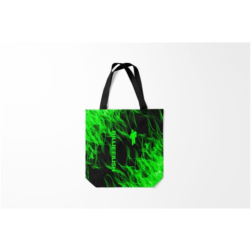 фото Сумка-шоппер / 40х40 см / разная музыка / billie eilish burnettie