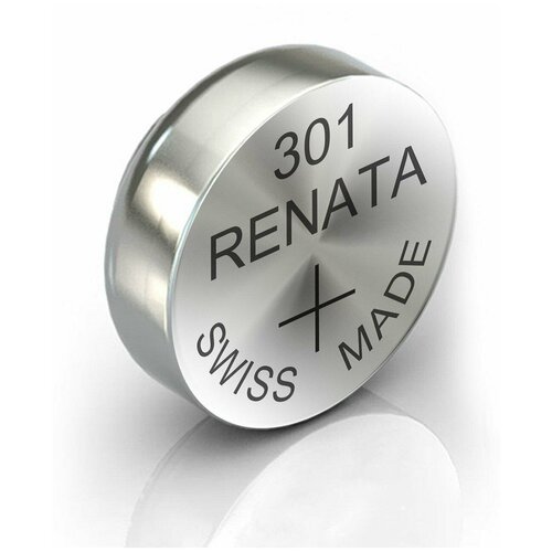 Батарейка RENATA R 301, SR43SW 1 шт. батарейка для часов renata r 364 sr 621 sw 1 55v 22mah 6 8x2 1mm 4348