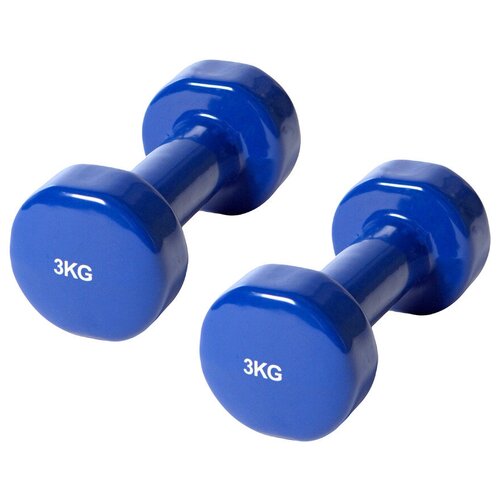 фото Гантели 3 кг в виниловой оболочке strong body, пара