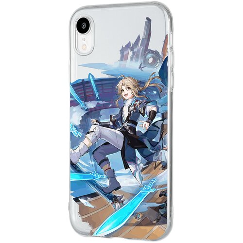 Силиконовый чехол Mcover для Apple iPhone XR Honkai Impact, Яньцин