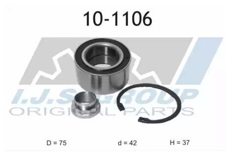 Комплект Ступичного Подшипника IJS 101106