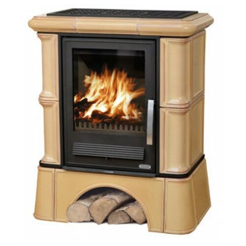 Дровяная печь ABX BAVARIA LI кафельный цоколь, ахорн