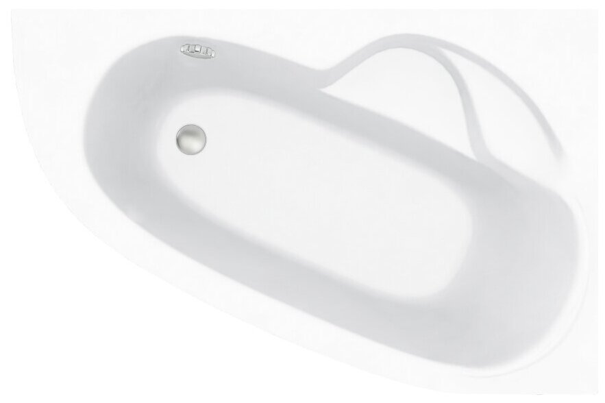 Акриловая ванна Lavinia Boho Bell Pro 3702170R, усиленный армированный корпус ванны, 170x110 см (правый разворот)
