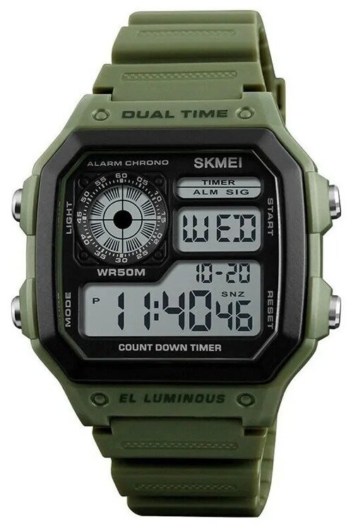 Наручные часы SKMEI Ретро 1299, зеленый