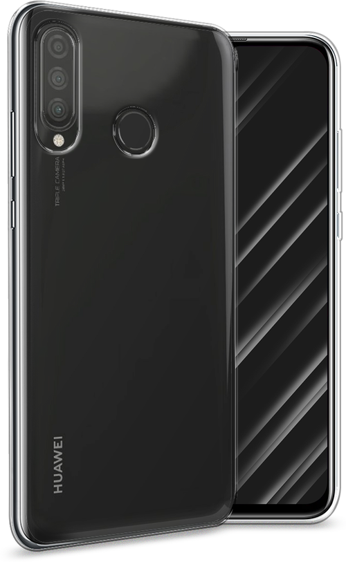 Силиконовый чехол на Huawei P30 Lite/Honor 20S/20 Lite (2020) / Хуавей P30 Лайт , прозрачный