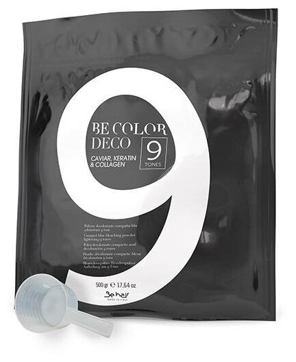 Be Hair Be Color Compact Blue Bleaching Powder 9 Tones - Пудра для осветления волос с капсулированным аммиаком 500 гр