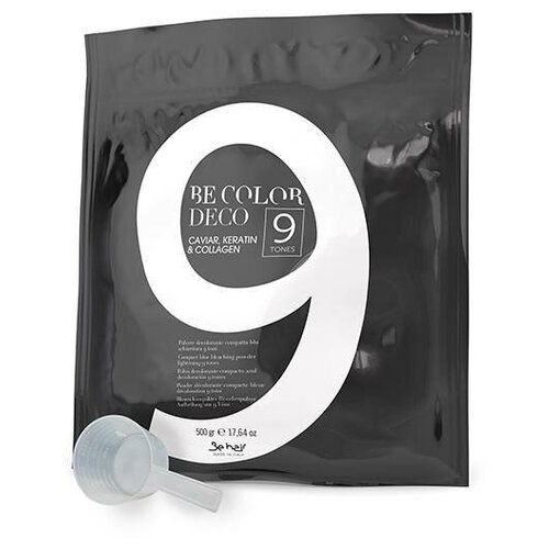 Be Hair Be Color Compact Blue Bleaching Powder 9 Tones - Пудра для осветления волос с капсулированным аммиаком 500 гр