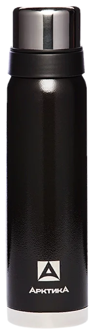 106-900 Черный Термос бытовой, вакуумный (для напитков), тм "Арктика", 900 мл,