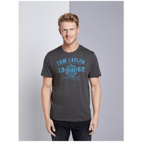 фото Футболка tom tailor 1008637 размер s, tarmac grey