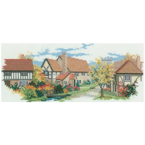 набор для вышивания blossom lane Набор для вышивания October lane 34 x 14 см DERWENTWATER DESIGNS LAN04