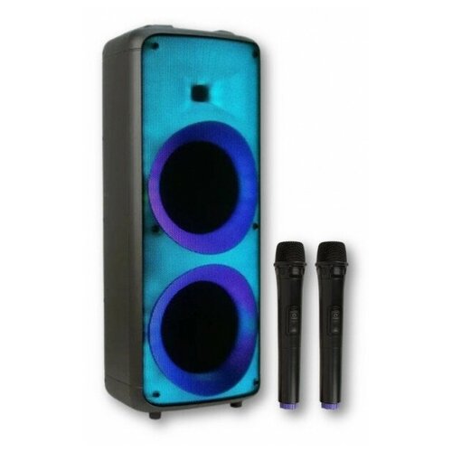 ELTRONIC 20-53 FIRE BOX 800 - беспроводная автономная аккумуляторная колонка караоке Bluetooth USB FM TWS 800 Вт активная световая LED панель 2300000₽