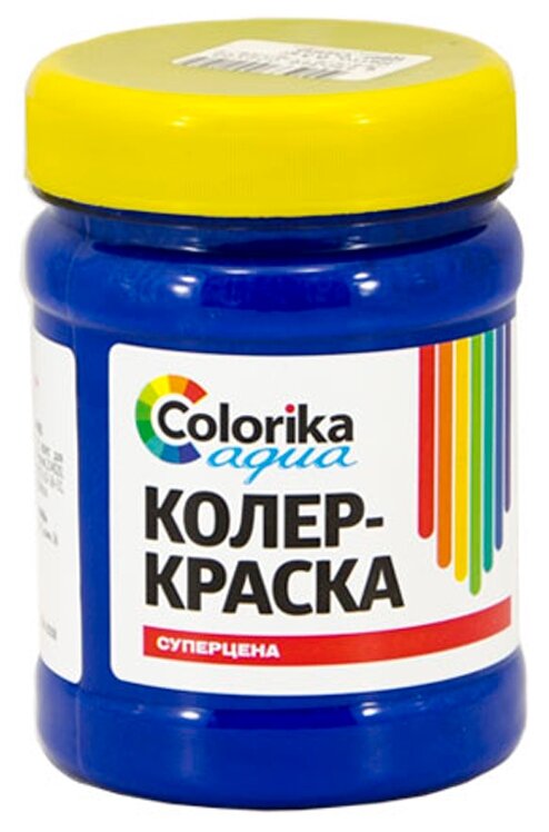 Колер -краска Colorika Aqua синяя 0,3 кг