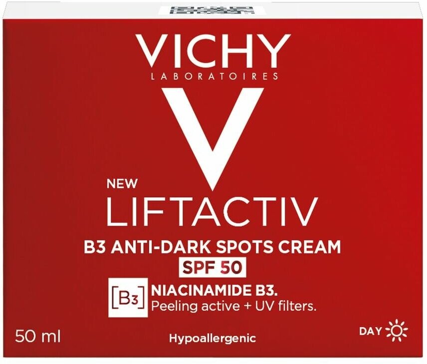 Дневной крем с витамином B3 против пигментации Collagen SPF 50, 50 мл Vichy - фото №1