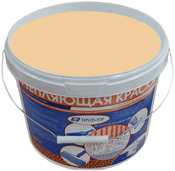 Фасадная утепляющая краска Теплос-Топ 11 литров, NCS S 1515-Y40R