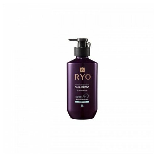 Лечебный шампунь от выпадения для чувствительной кожи Ryo Hair Loss Expert Care Shampoo For Sensitive Scalp шампунь для сухой и чувствительной кожи головы ryo derma scalp care shampoo for sensitive