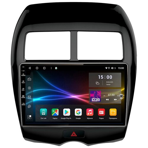 фото Автомагнитола для mitsubishi asx, outlander sport 2010-2016, 3/32 гб, на android 10 (api29), 8- ядерный процессор, экран ips 10 дюймов multi touch, wi- fi, gps, 2 din, usb, sim- карта, с усилителем звука toshiba subini