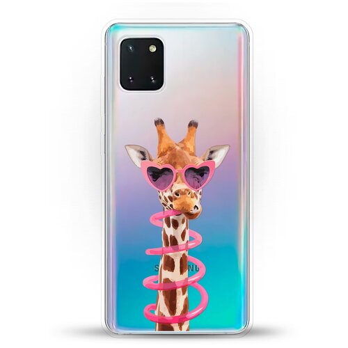 фото Силиконовый чехол жираф на samsung galaxy note 10 lite andy & paul