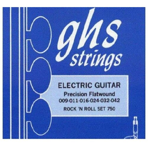 GHS STRINGS 750 PRECISION FLATWOUND Струны для электрогитары