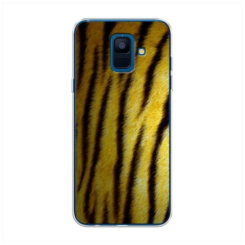 фото Силиконовый чехол "тигровый принт" на samsung galaxy a6 / самсунг галакси а6 case place