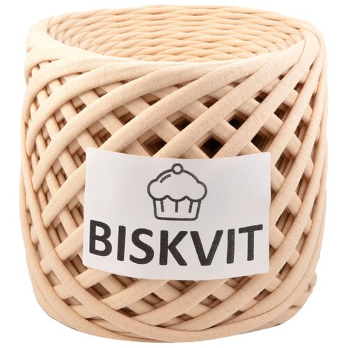 Трикотажная пряжа Biskvit Ваниль, 100 м