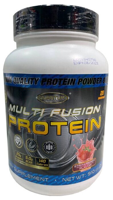 Quantum Nutraceuticals Multi Fusion Protein 910 гр (клубника)