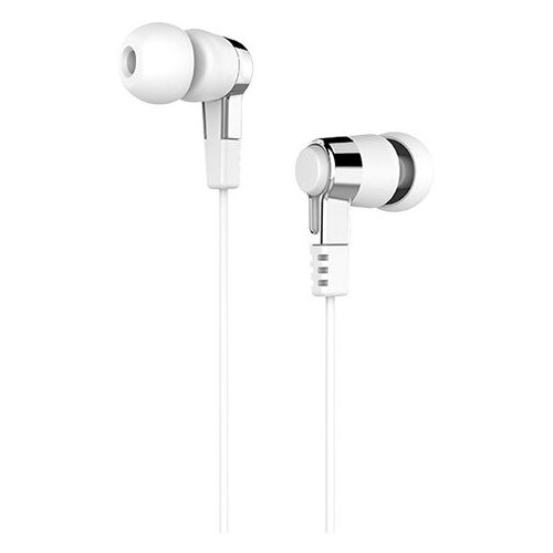 Гарнитура Hoco M52 Amazing Rhyme Universal Wired Earphones With Mic проводная стерео белая 42000₽