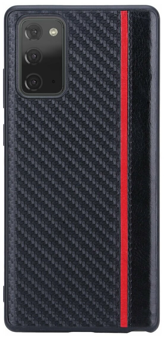 Чехол накладка G-Case Carbon для Samsung Galaxy Note 20, черная