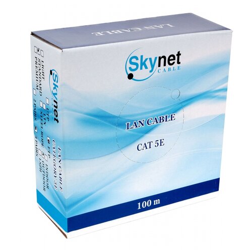 Кабель Skynet CSS-FTP-4-CU-OUT, 100 м, 1 шт., чёрный