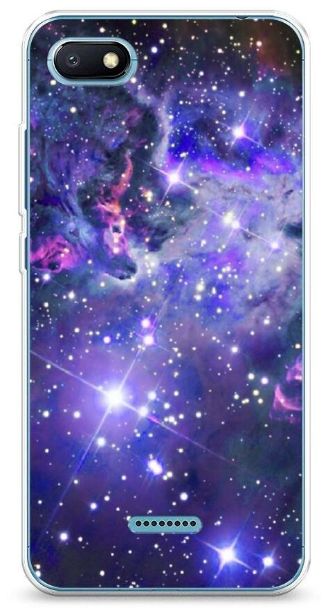 Силиконовый чехол "Яркая галактика" на Xiaomi Redmi 6A / Сяоми Редми 6А