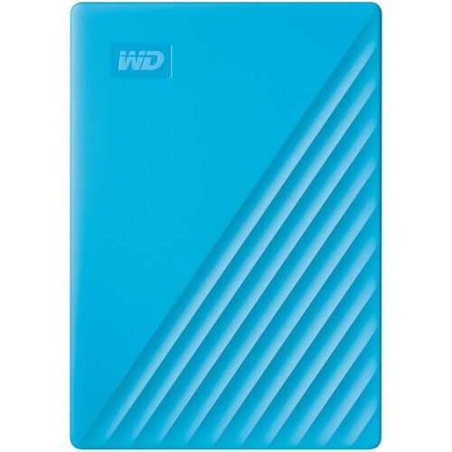 2 ТБ Внешний HDD Western Digital My Passport, WDBYVG/WDBPKJ, USB 3.2 Gen 1, голубой