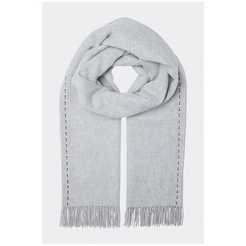 фото Шарф tommy hilfiger aw0aw07208, 100% шерсть серый