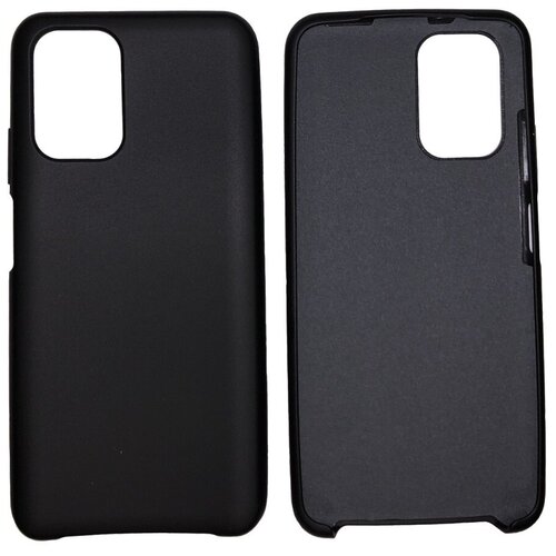 фото Чехол силиконовый для xiaomi redmi note 10 / note 10s черный матовый full cover