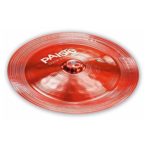 фото Paiste color sound 900 red china тарелка 14"