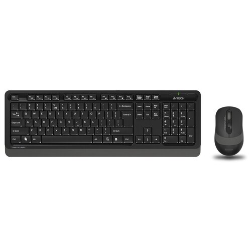 комплект мыши и клавиатуры rapoo 9700м серый 14521 Комплект клавиатура + мышь A4Tech Fstyler FG1010, черный, английская/русская
